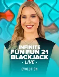 infinite fun 21 blackjack slot logo